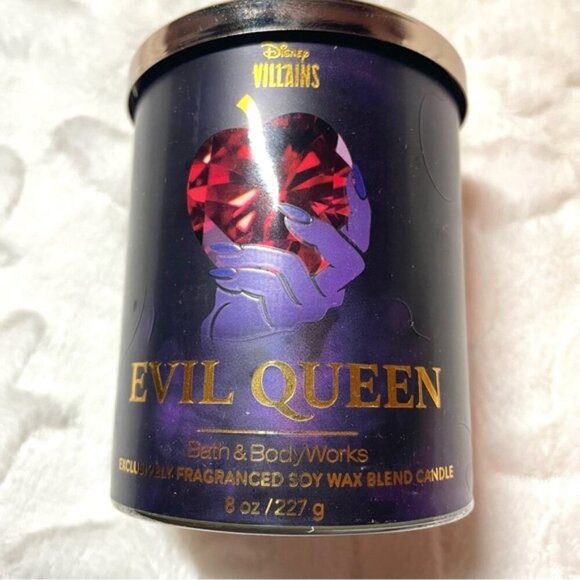 🍎🖤NWT Disney Villains Candle Lot Maleficent + Evil Queen Bath & Body Works - Picture 13 of 15